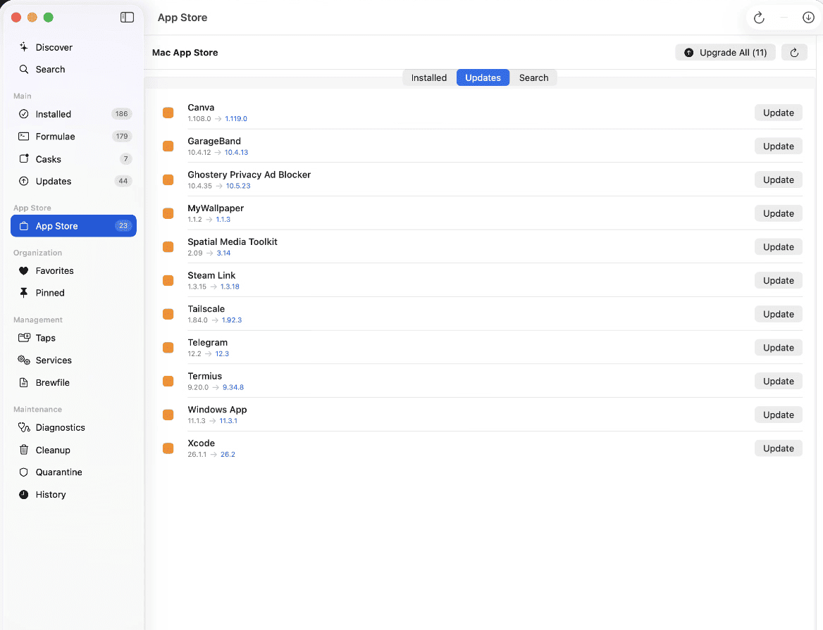 Taphouse App Store Integration